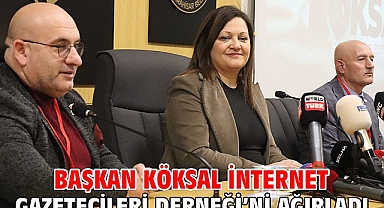 Başkan Köksal İnternet Gazetecileri ile bir araya geldi.