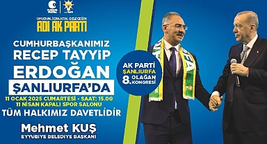 Başkan Kuş, Şanlıurfalıları Cumhurbaşkanı Erdoğan’ı Karşılamaya Davet Etti