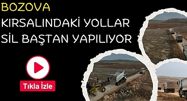 Bozova Kırsalındaki Yollar Sil Baştan Yapılıyor