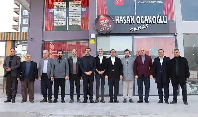 CHP Heyetinden Hasan Ocakoğlu Sanat Akademisi'ne Ziyaret