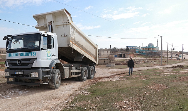 Haliliye Belediyesi’nden Dikme Kırsal Mahallesinde Üstyapı Çalışması