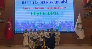 Haliliye'de Minikler Kur'an'a Geçmenin Sevincini Yaşadı