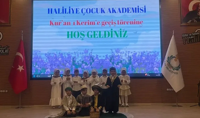 Haliliye'de Minikler Kur'an'a Geçmenin Sevincini Yaşadı