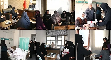 HÜDA PAR Şanlıurfa Kadın Kolları’ndan hastalara ziyaret