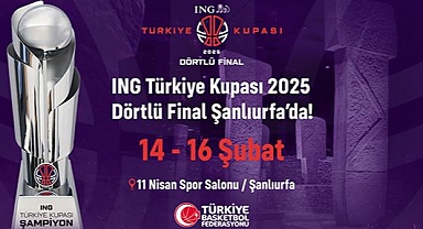 ING Türkiye Kupası 2025 Dörtlü Final Heyecanı Şanlıurfa'da Yaşanacak