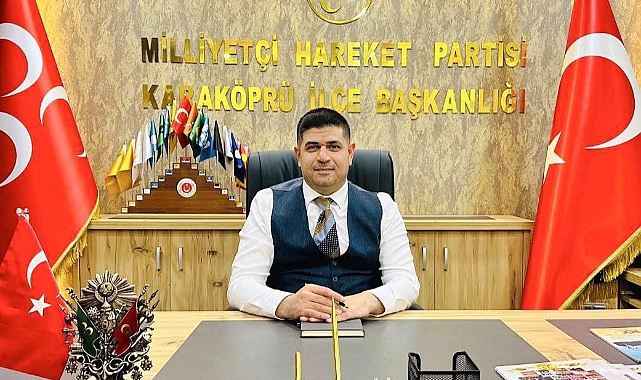 MHP Karaköprü İlçe Başkanı Cesur'dan Miraç Kandili Mesajı