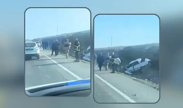 Ölüm yolunda feci kaza!