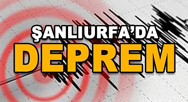 Şanlıurfa'da korkutan deprem!