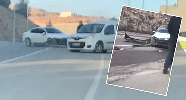 Şanlıurfa'da maddi hasarlı kaza!