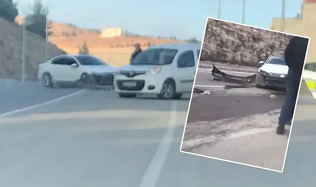 Şanlıurfa'da maddi hasarlı kaza!