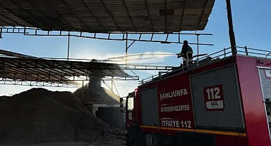 Urfa'da fabrika yangını!