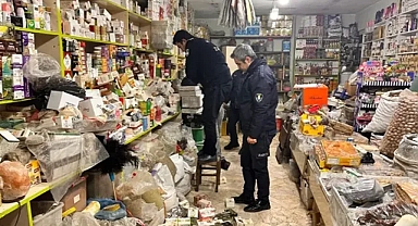 Urfa’daki aktarlara denetim! Binlerce ürüne el konuldu!