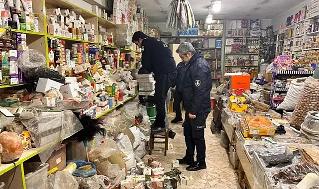 Urfa’daki aktarlara denetim! Binlerce ürüne el konuldu!