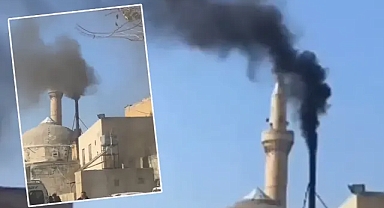 Urfa’daki hamamın dumanı tepki çekti!