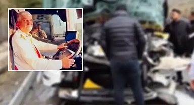 Urfa’dan Çanakkale’ye giden otobüs TIR’a çarptı! Şoför hayatını kaybetti!