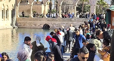 Yarıyıl tatili fırsat oldu! Vatandaşlar Şanlıurfa’ya akın etti!
