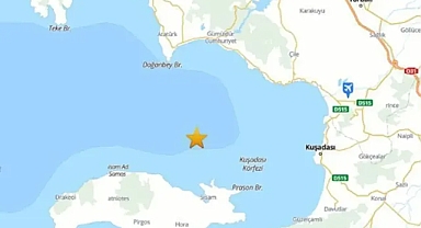 AFAD duyurdu! Ege Denizi’nde deprem!