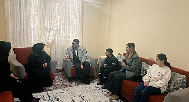 Başkan Çelik’ten Depremzede Ailelere Ziyaret