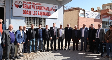 Başkan Gülpınar, Ceylanpınar 'da temaslarda bulundu