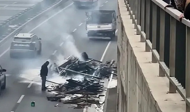 Bir anda alev aldı! Şanlıurfa'da korkutan anlar!
