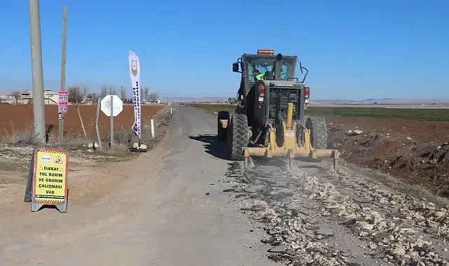 Büyükşehir'in yol çalışmaları devam ediyor