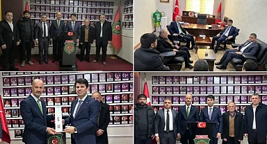 Ceylanpınar Kaymakamı Uzun'dan Başkan Yavuz’a ziyaret