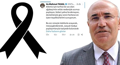 CHP Şanlıurfa Milletvekili Mahmut Tanal'dan taziye teşekkür mesajı