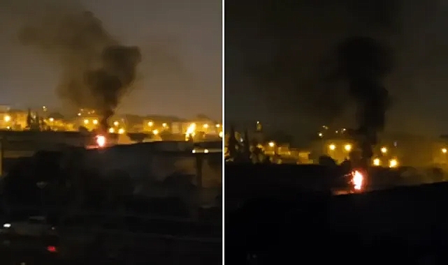 Gökyüzünü aydınlattı! Urfa’da trafo cayır cayır yandı!