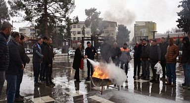 Hilvan Belediyesi Personeline Yangın Güvenliği Eğitimi Verildi