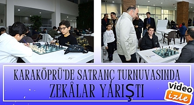 Karaköprü'de Satranç Turnuvasında Zekâlar Yarıştı