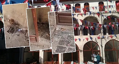 Restore edilmişti! Urfa’daki tarihi han çürümeye terk edildi!
