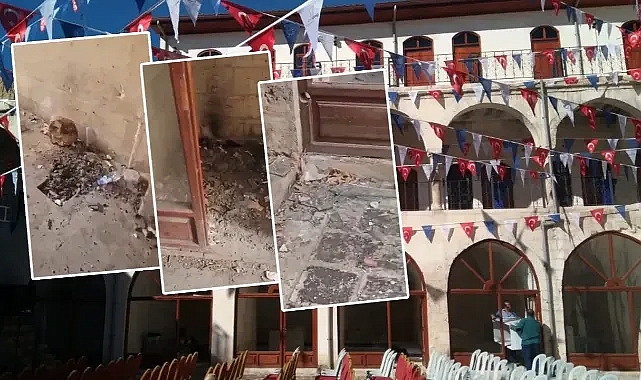 Restore edilmişti! Urfa’daki tarihi han çürümeye terk edildi!