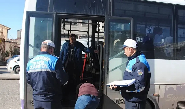 Şanlıurfa Büyükşehir Belediyesi’nden özel halk otobüslerine kapsamlı denetim!