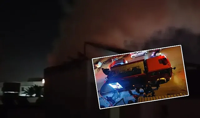 Şanlıurfa’da gece saatlerinde korkutan yangın!