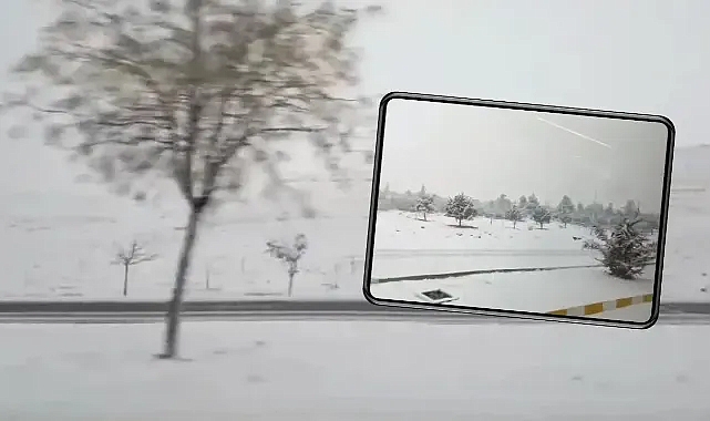 Şanlıurfa'da kar yağışı!