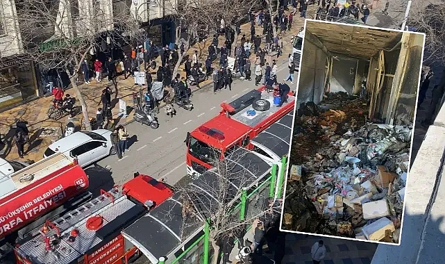 Şanlıurfa’daki pasaj yangınında hasar büyük!