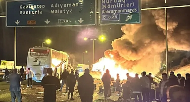 Şanlıurfa otoyolunda zincirleme kaza! 1 ölü, 19 yaralı!