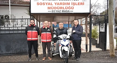 Siverek Belediyesinden engellilere motosiklet desteği