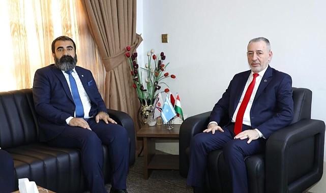 TİGAD Temsilcisi Azizoğlu, Türkmen Bakan Aydın Maruf ile bir araya geldi