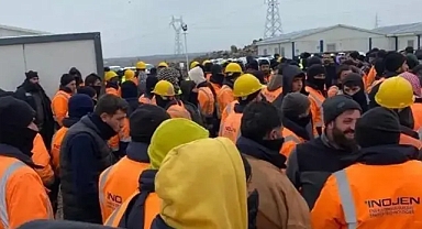Urfa’da GES işçileri zam talep edip, iş bıraktı!