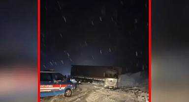 Urfa'da kar yağışı! Kaza oldu