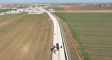 Yardımcı ile Harran grup yolunda çalışmalar devam ediyor!