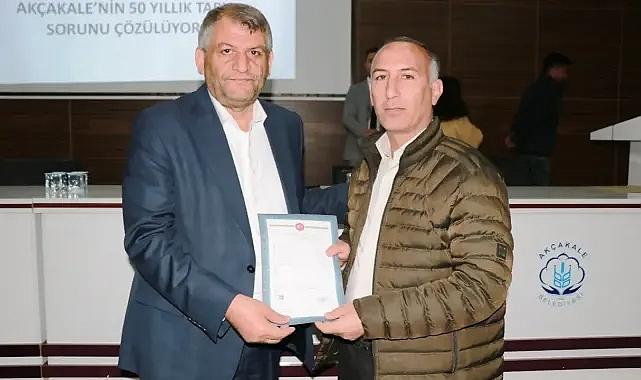 50 yıllık sorundu! Başkan Ayhan: Sorun çözülmüştür!