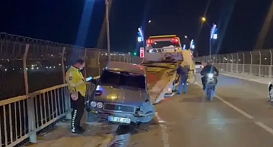 Birecik Köprüsü’nde feci kaza! Motosiklet sürücüsü hayatını kaybetti!