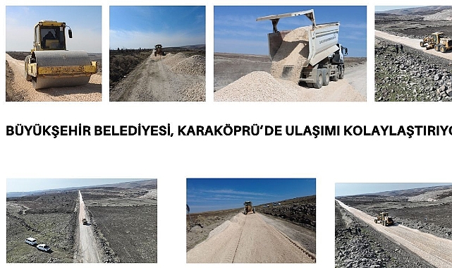 Büyükşehir Belediyesi, Karaköprü’de Ulaşımı Kolaylaştırıyor