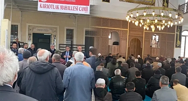 Halfeti İlçesinde ki Karaotlak Camii İbadete Açıldı