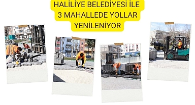 Haliliye Belediyesi İle 3 Mahallede Yollar Yenileniyor