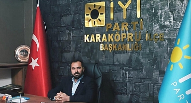İYİ Parti Karaköprü İlçe Başkanı Süleyman Güneş’ten Ramazan Bayramı Mesajı