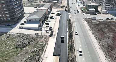 Maşuk toki yolu'nda 2. Etap asfalt serimi başladı