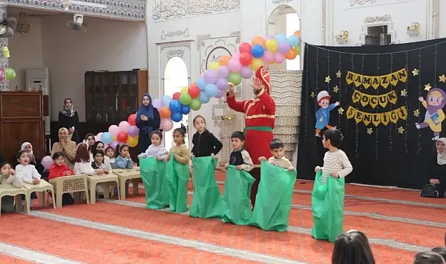 Şanlıurfa’da çocuklar Ramazan coşkusunu doyasıya yaşadı!